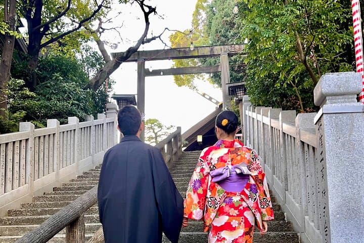 Couple Friendly Kimono and Yukata Experience in Yokohama — photo 2