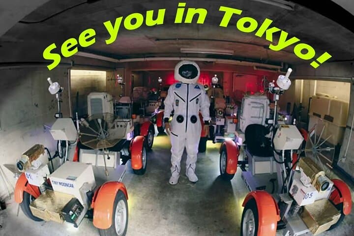 Tokyo Astronaut Tour in Space Suit Drive the Tiny Moon Car — photo 3