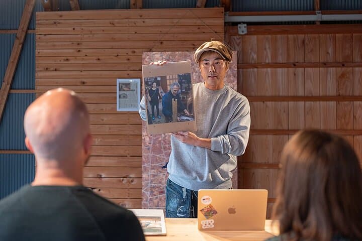 Gilded Washi Tapestry Making and Paper factory tour in Uchiko — photo 5
