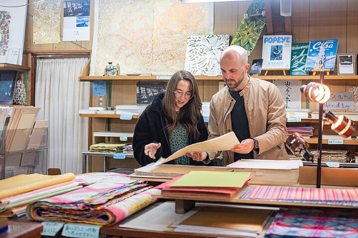 Gilded Washi Tapestry Making and Paper factory tour in Uchiko — photo 13
