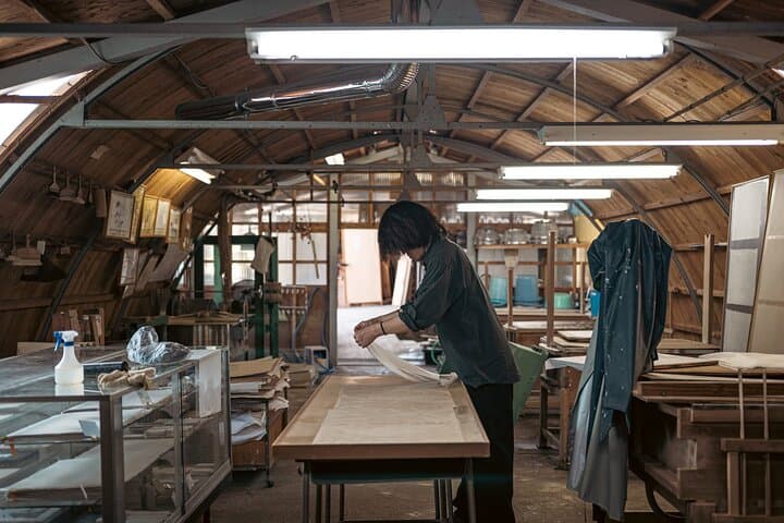 Washi workshop in Shizenji — photo 4