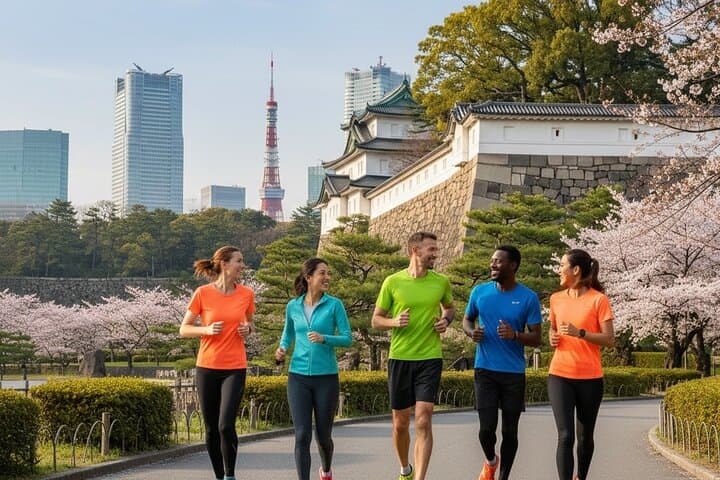 Tokyo Running Tour Imperial Palace Meiji Shrine or Toyosu — photo 1