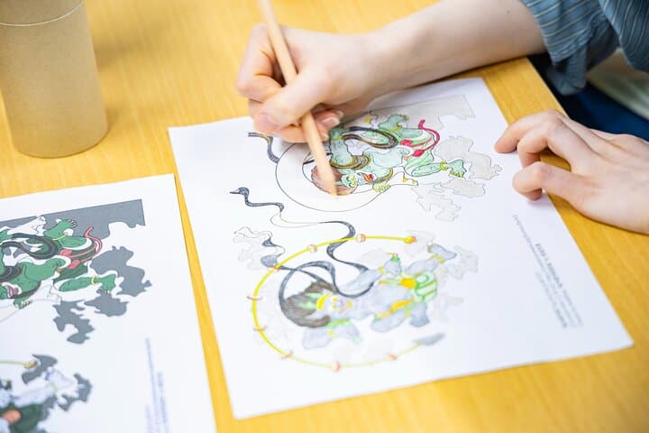 Ukiyo-e Coloring Workshop in Ginza — photo 4