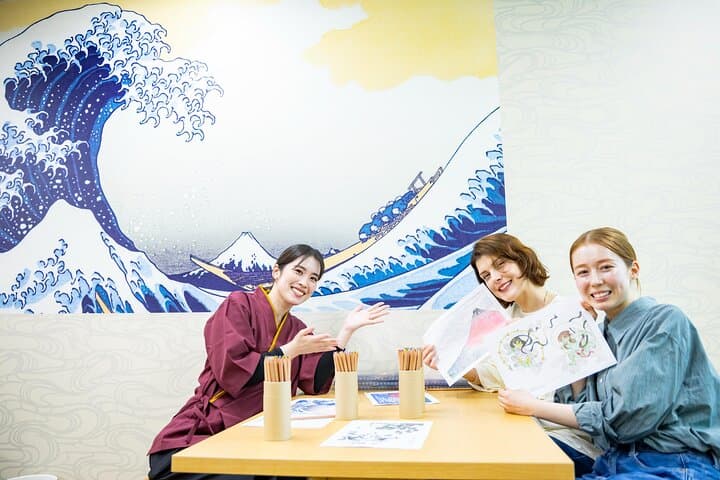 Ukiyo-e Coloring Workshop in Ginza — photo 6