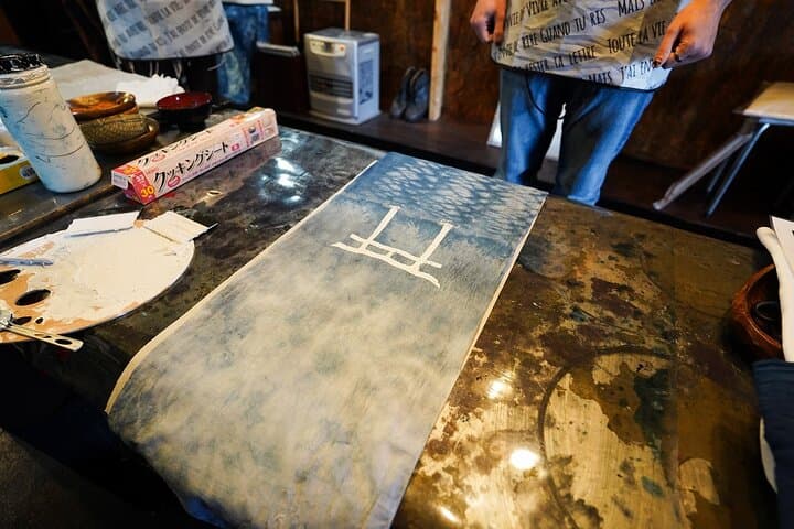 Mt. Fuji Ukiyo-e Japan Blue Indigo Dyeing Experience — photo 3