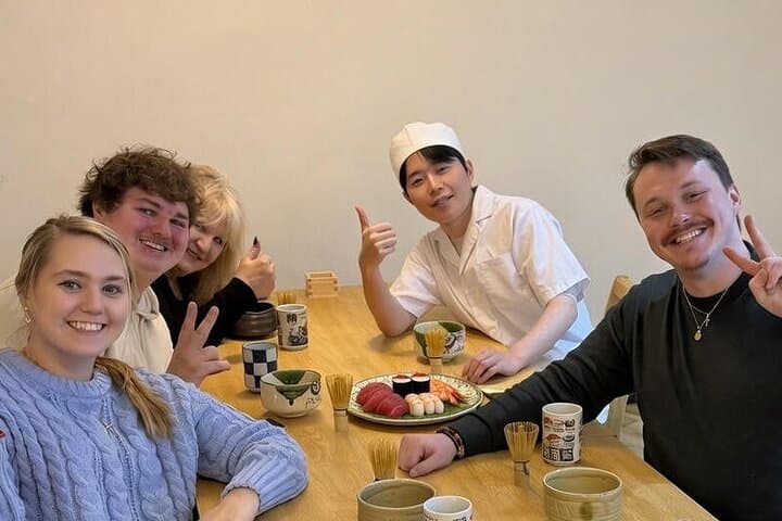 Asakusa Tokyo Sushi Making Class : Sake Ceremony & Whisk Matcha — photo 13