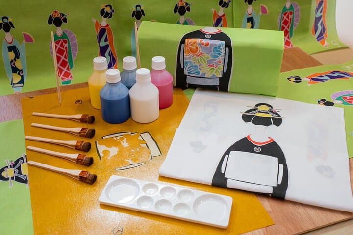 Kyoto: Yuzen Dyeing Workshop with Tenugui Souvenir — photo 1