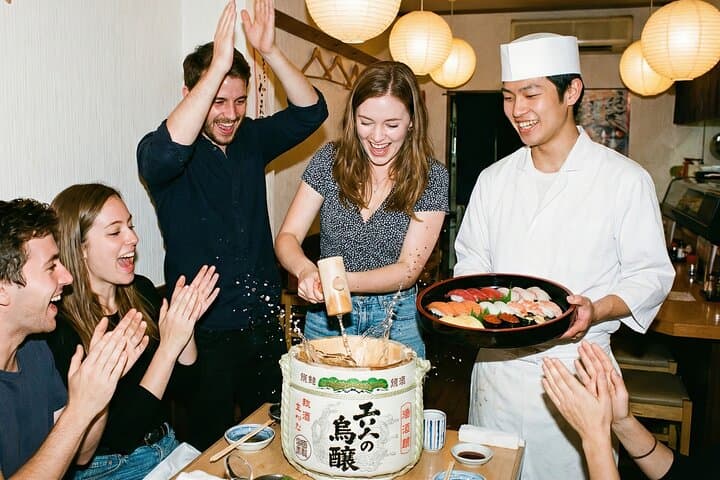 Asakusa Tokyo Sushi Making Class : Sake Ceremony & Whisk Matcha — photo 2