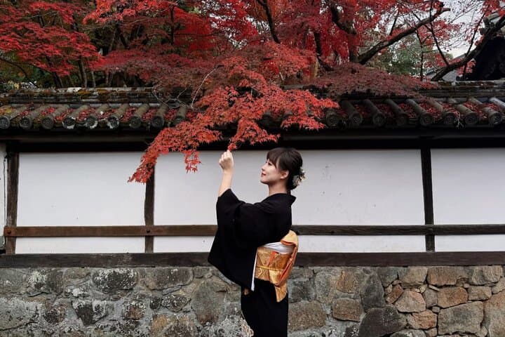 Eikando Temple Kyoto Kimono Rental with Hair Styling Experience — photo 5