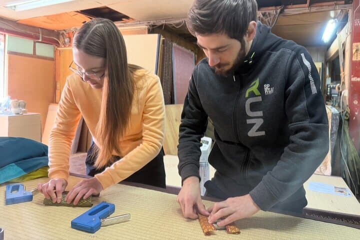 Tatami Experience, Hand Stitching and Coaster Making in Kyoto — photo 4