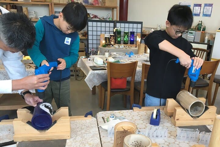 Nara Station Bamboo Lantern Craft Experience — photo 4
