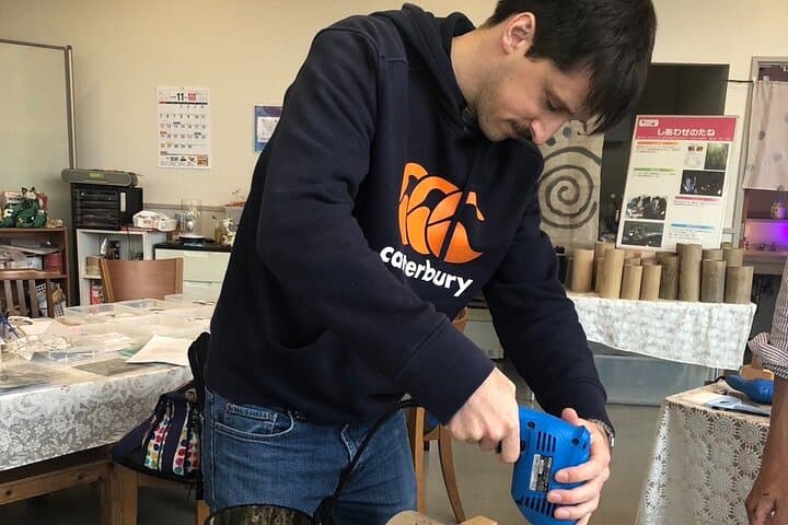 Nara Station Bamboo Lantern Craft Experience — photo 6