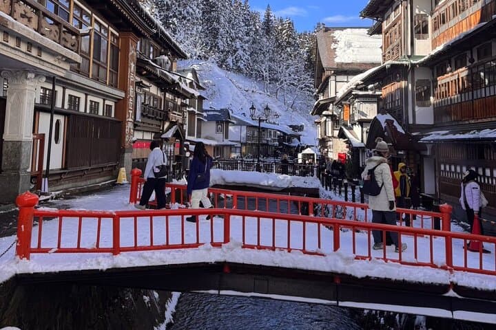 Sendai Ginzan Onsen, Zao Ropeway Snow Monsters with Lunch tour — photo 2