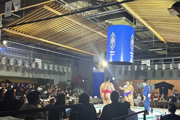 Osaka Sumo Experience: Live Show, Try Sumo & Hot Pot Meal — photo 2