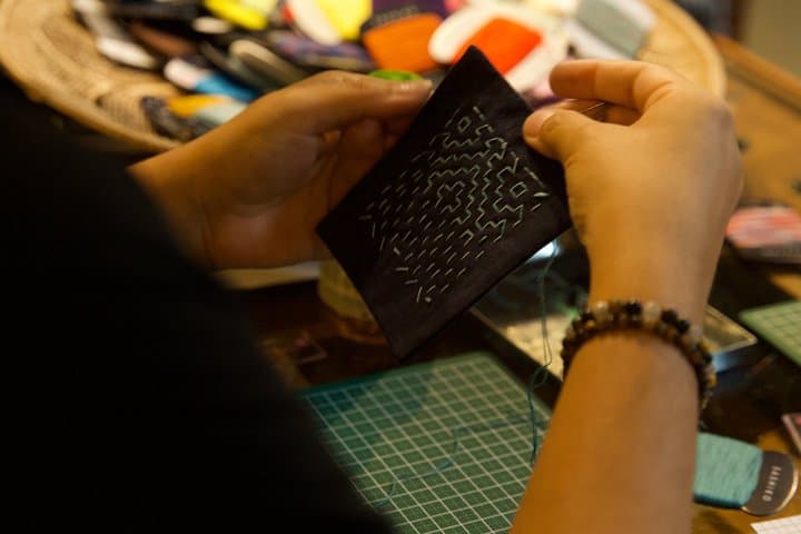 Sashiko Studio Stitching in Kyoto’s Art District — photo 13