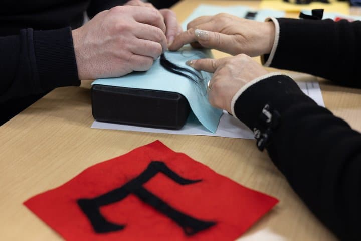 Kyoto: Needle Felt Kanji Art + Matcha Tea — Take Home a Souvenir — photo 5