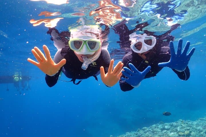 Snorkeling in the Blue Cave area【Okinawa Prefecture: Free feeding & photo images!English and Chinese speaking guide available! — photo 12