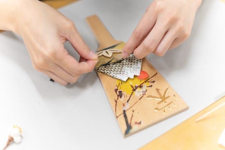 [Ningyo no Miyahide Shizuoka] Hagoita Charm Crafting Experience — photo 6