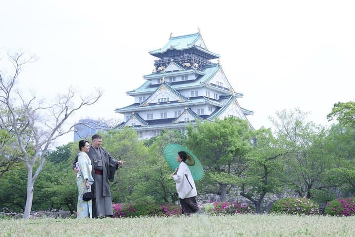 Kimono shooting at Osaka Castle and Stroll — photo 4