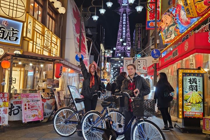 Osaka: LED E-Bike Neon Night Ride to Dotonbori, Namba & Shinsekai — photo 6