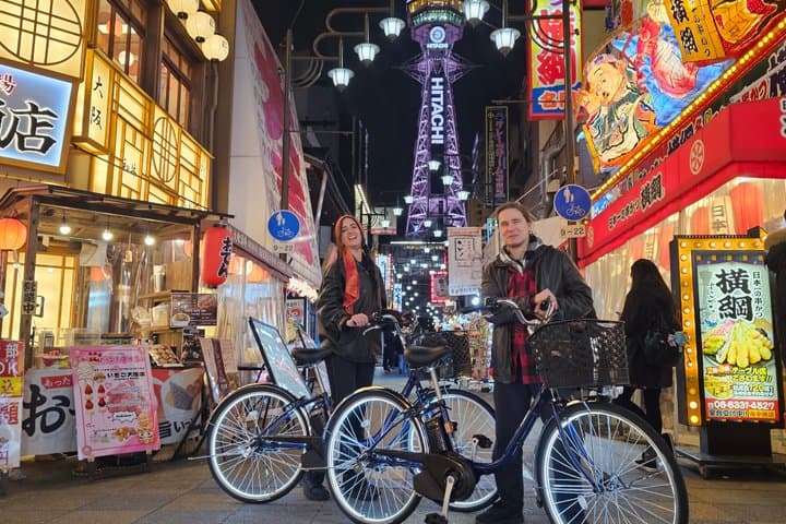 Osaka: LED E-Bike Neon Night Ride to Dotonbori, Namba & Shinsekai — photo 13