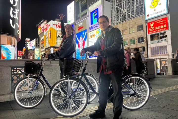 Osaka: LED E-Bike Neon Night Ride to Dotonbori, Namba & Shinsekai — photo 16