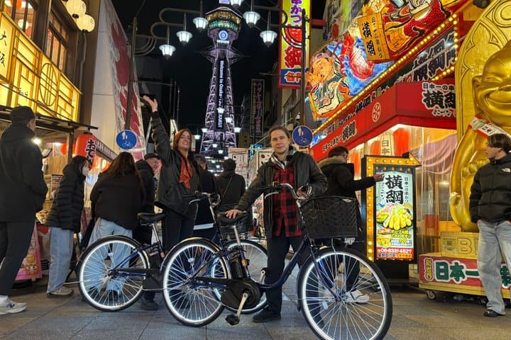 Osaka: LED E-Bike Neon Night Ride to Dotonbori, Namba & Shinsekai — photo 17