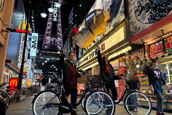 Osaka: LED E-Bike Neon Night Ride to Dotonbori, Namba & Shinsekai — photo 12