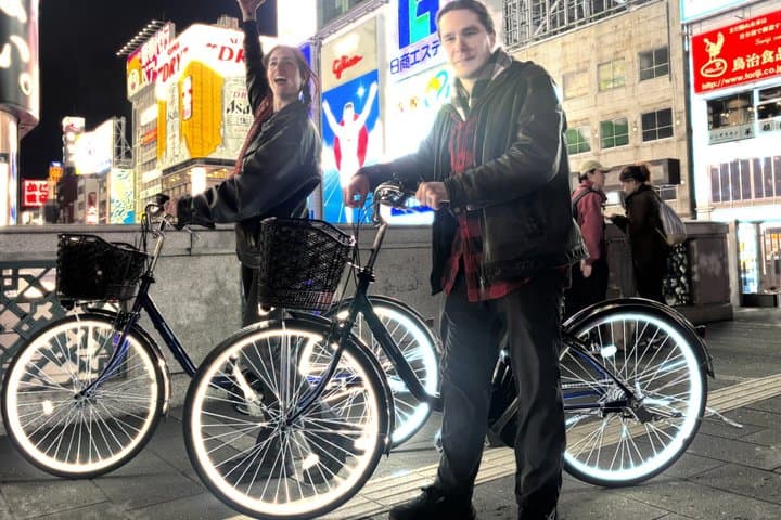 Osaka: LED E-Bike Neon Night Ride to Dotonbori, Namba & Shinsekai — photo 2