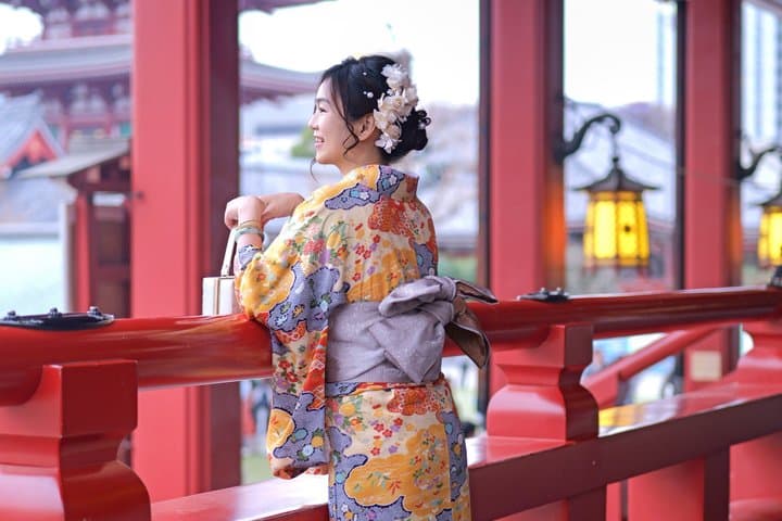 Kimono Furisode and Yukata Rental Experience in Asakusa Tokyo — photo 3