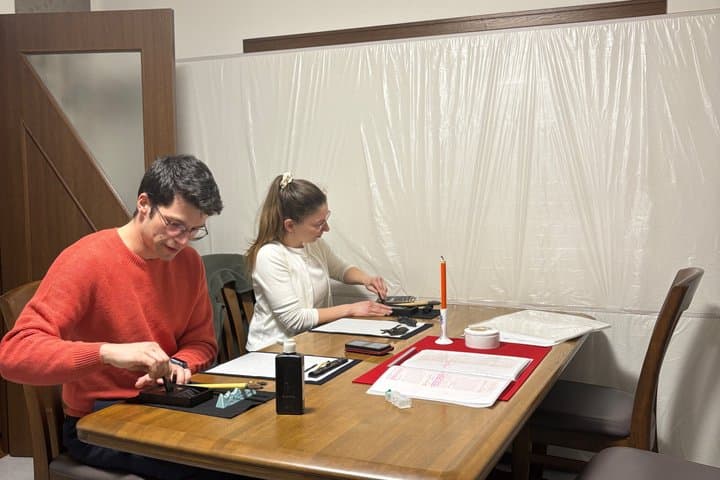 Fukuoka Private Fine Arts Class Calligraphy Experience — photo 17