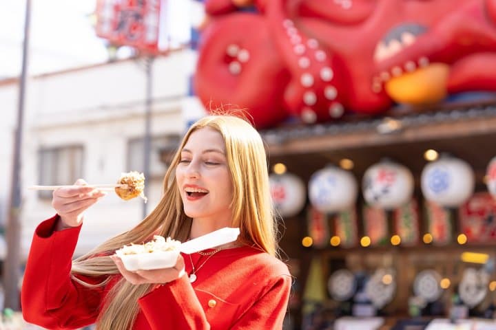 (1 Group Only) Osaka Dotonbori Food Tour Wagyu & Ramen Takoyaki — photo 2