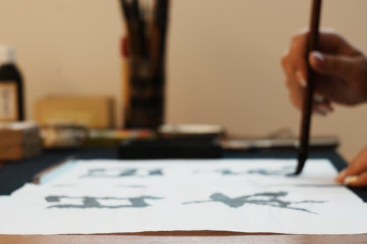 Private Japanese Calligraphy Class in Shibuya Tokyo — photo 7