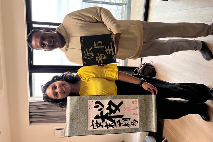 Japanese Calligraphy Workshop with Kanji Name Gift — photo 13