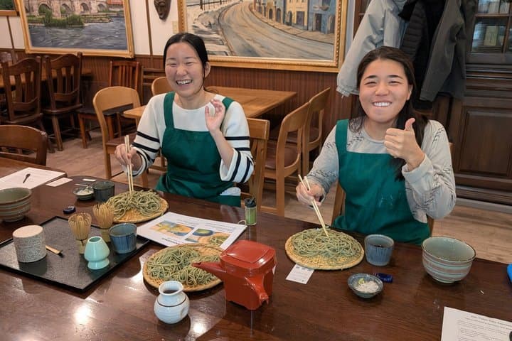 Tokyo Matcha Soba Making Experience – Easy & Fun! — photo 11