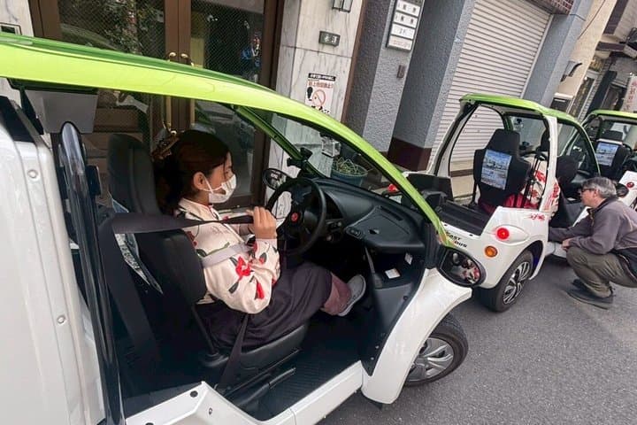 Official Tokyo Shibuya : KIMONO Dressed EV-Go Kart Activity Tour — photo 13
