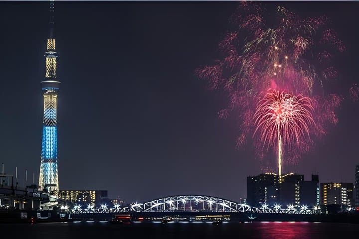 Tokyo Sumida River Fireworks Dinner Cruise with Unlimited Drinks — photo 1