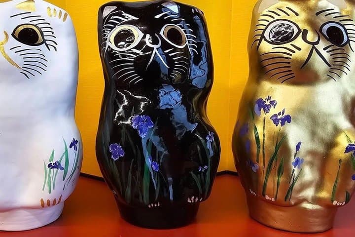 Tokyo Lucky Cat Painting Workshop at Gotokuji — photo 15