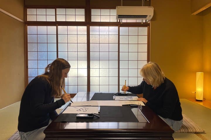Hands-on Zen Calligraphy & 150-Year-Old Kyoto Machiya Tour — photo 5