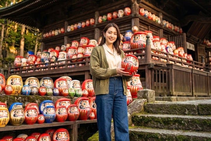 Tokyo to Gunma: Ikaho, Daruma Temple, Konnyaku Park & Initial D — photo 2