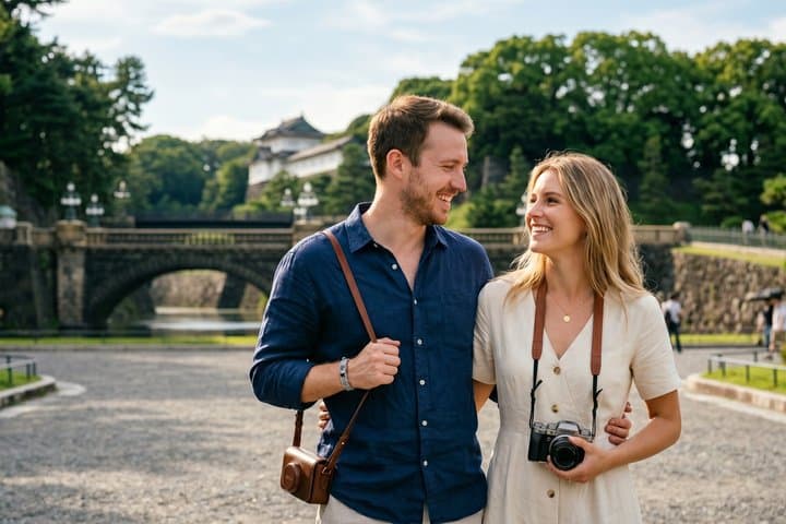 Tokyo Imperial Palace and Shogun Castle Walking Tour