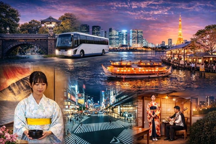 Day Tour&Cruise:TokyoTower, Shinjuku Gyoen, Senso-ji&Tea Ceremony — photo 1