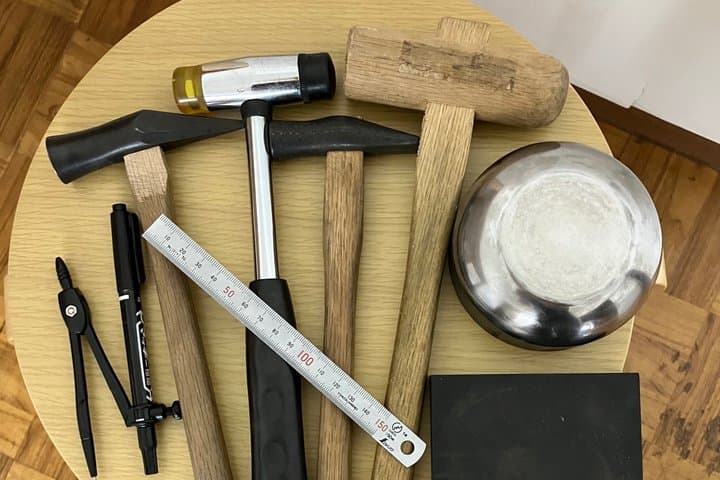 Traditional Craft Experience Copper Tray Making in Kyoto — photo 6