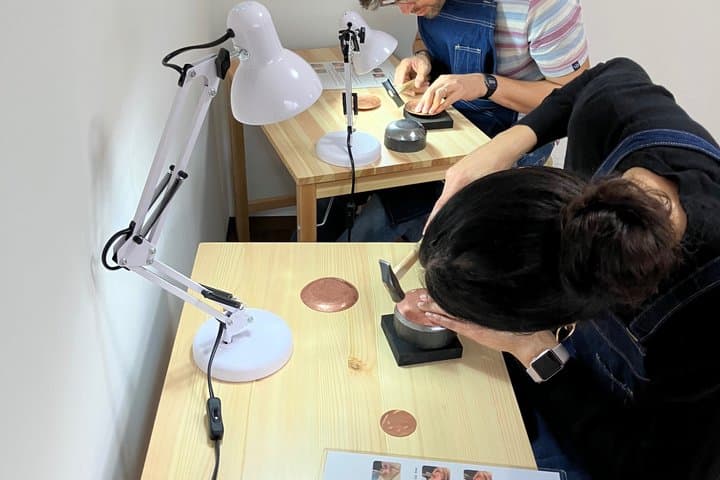 Traditional Craft Experience Copper Tray Making in Kyoto — photo 12