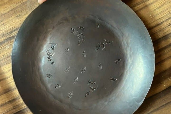 Traditional Craft Experience Copper Tray Making in Kyoto — photo 14
