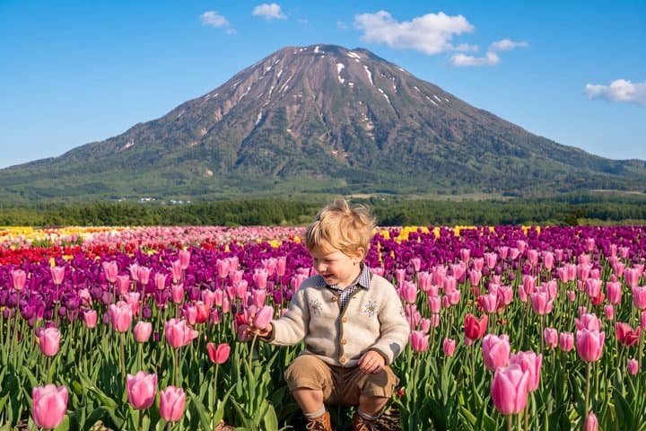 Sapporo Hokkaido Moss Phlox and Tulip Flower Fields Day Trip