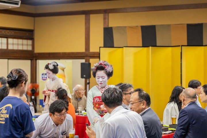 Suntory Beer Hall Party in Pontocho Kyoto with KTIC Friends — photo 5