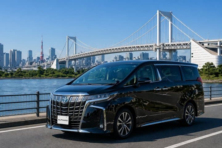 Tokyo Private Car Charter Toyota Alphard with Driver