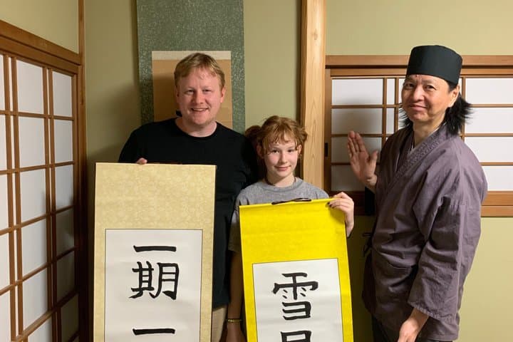 Kyoto : ZEN Calligraphy Scroll Experience in old Townhouse — photo 7