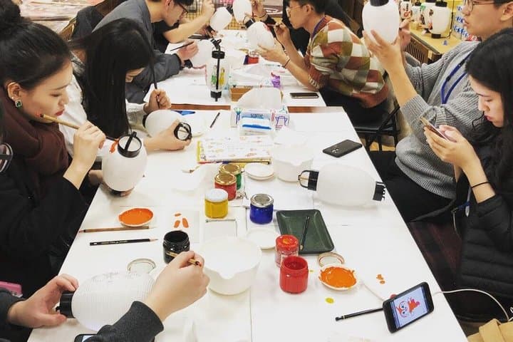 Mini Chochin Lantern Painting Experience — photo 9